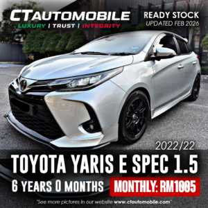 TOYOTA YARIS E SPEC 1.5 AUTO