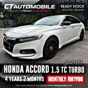 HONDA ACCORD 1.5 TC TURBO AUTO