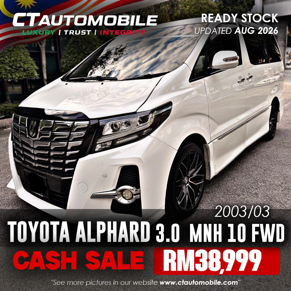 Toyota Alphard 3.0 MNH 10 FWD (A) 2003 CONVERT ANH30 Facelift