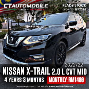 nissan-x-trail-2-0l-cvt-mid-sambung-bayar-malaysia-2022